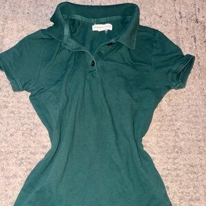 Aeropostale Dark Green Button Down Shirt